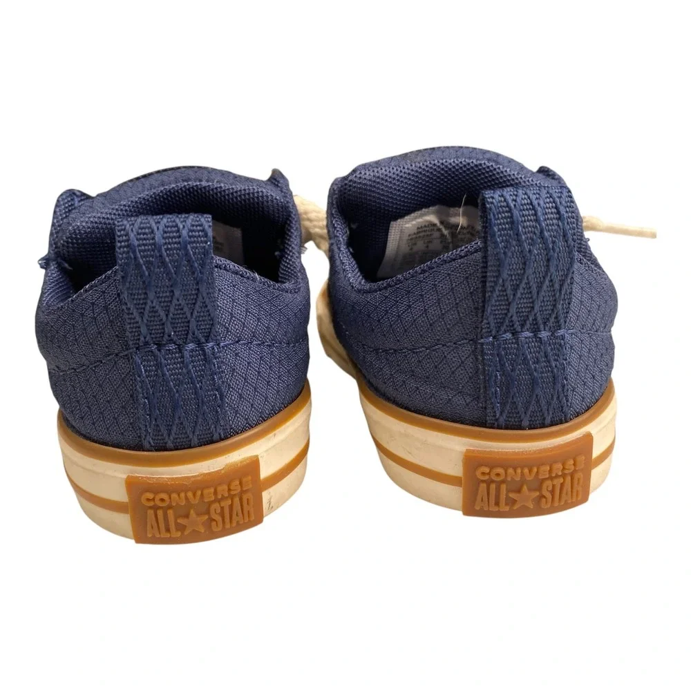 Converse All‎ Star Infant Sneakers Shoes Toddler Blue Lace Up Casual Size 4